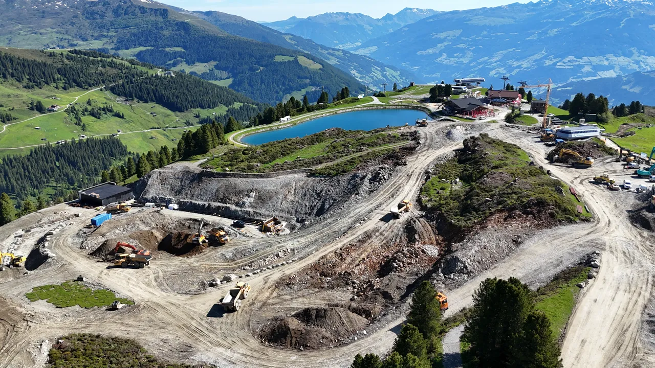 Nieuw stuwmeer in Mayrhofen