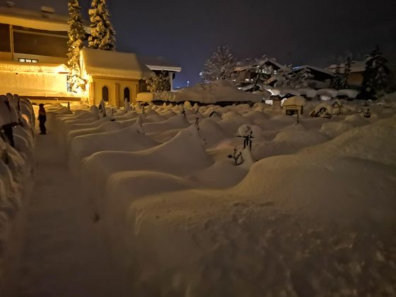 Westendorf präsentiert sich tiefwinterlich.