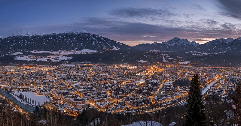 Der Blick von der Hungerburg ist jedes Mal faszinierend.