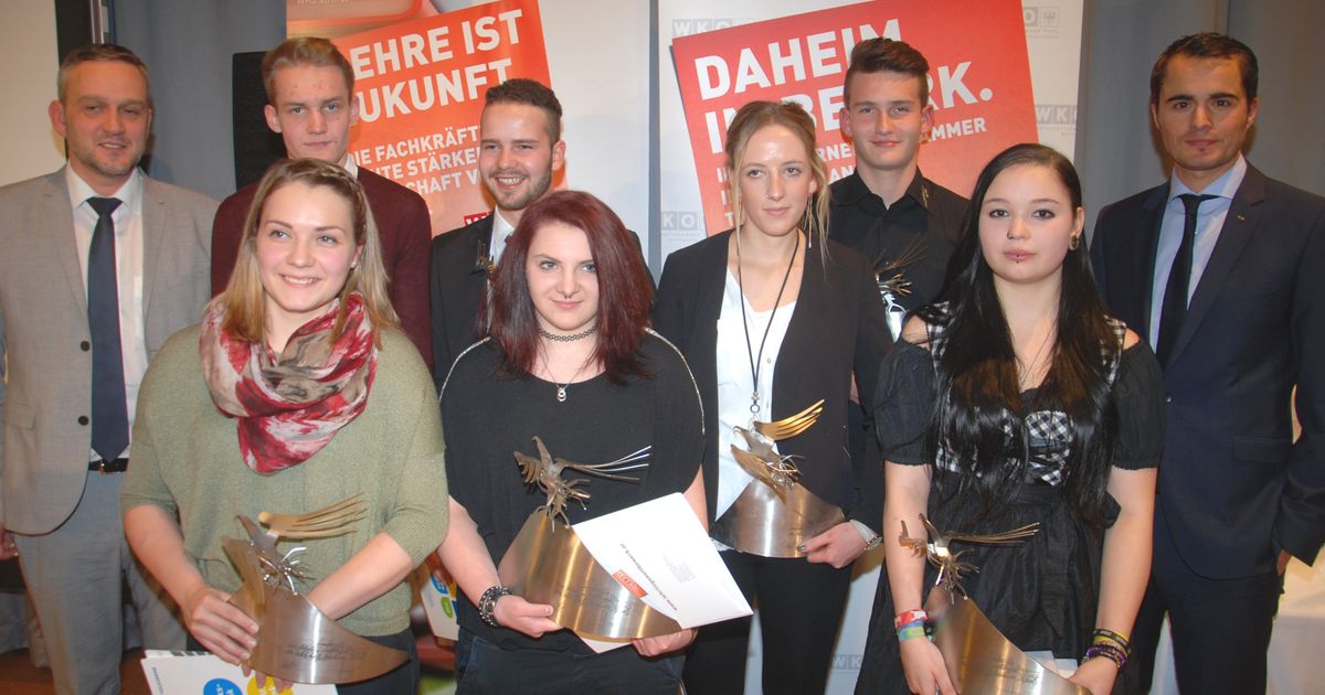 Lehrlinge mit Stolz auf dem Siegerstockerl Tiroler Tageszeitung