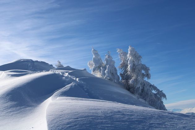 Winter am Schatzberg in Auffach.