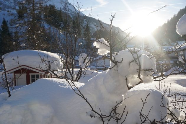 Sonnenuntergang in Biberwier.