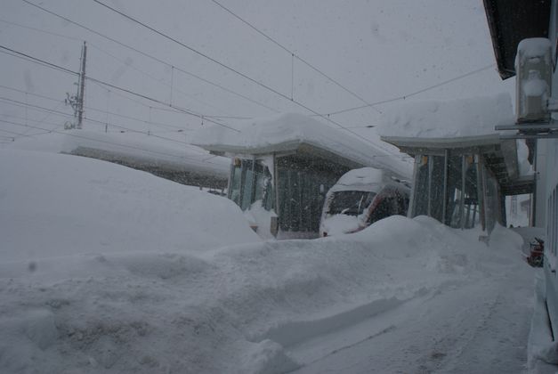 Der Bahnhof Hochfilzen.