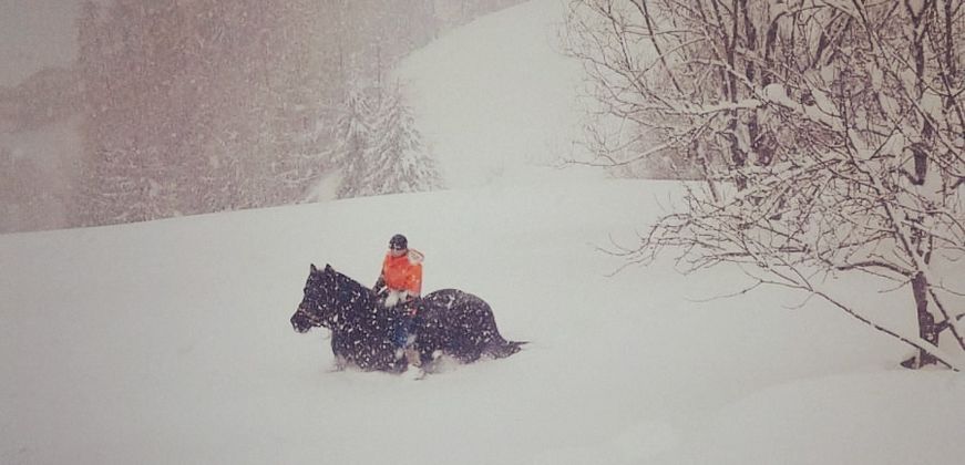 Winterfoto aus Navis.