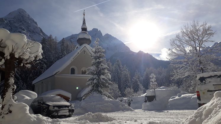 Endlich wieder ein Sonnentag in Biberwier.