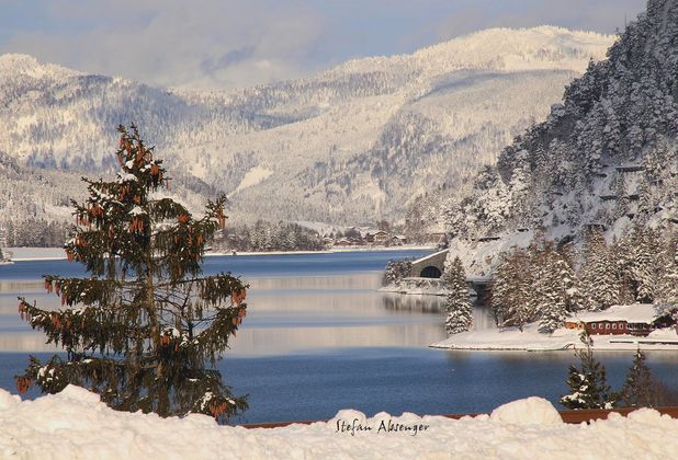 Achensee mit Blick Richtung Achenkirch.
