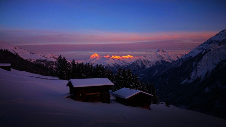 Abendstimmung in den Tuxer.