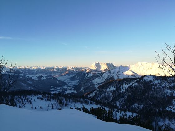 Wilder Kaiser - Sicht von der Steinplatte.