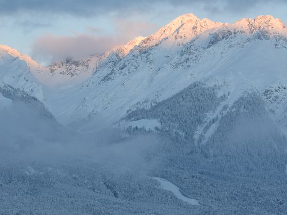Arzl in Richtung Hoch Imst.
