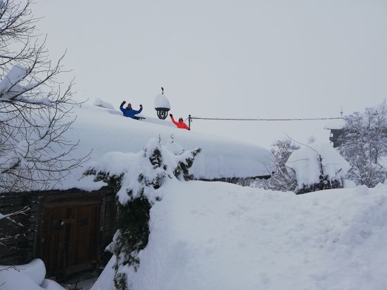 Schneefoto vom Salvenberg, Westendorf.